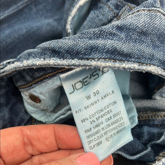 Joe's Jeans Blue Skinny Fit with Subtle Fading - Picture 3 of 7